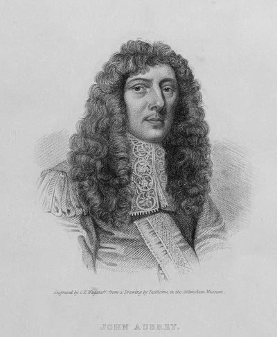 John Aubrey, gegraveerd door Charles Eden Wagstaff door William Faithorne